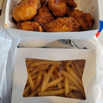 K- Munchies - Soy garlic wings and fries - Chicken Wings Near Me - New York, New York
