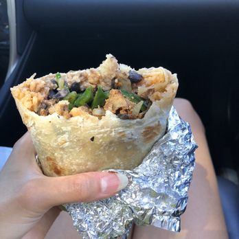 Villa Corona Nut Tree - Chicken Burrito w/ no cheese and added black beans - Mexican Near Me - Vacaville, California