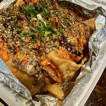 Kehau's Kitchen - Kalua Nachos with pork - Hawaiian Near Me - Aiea, Hawaii