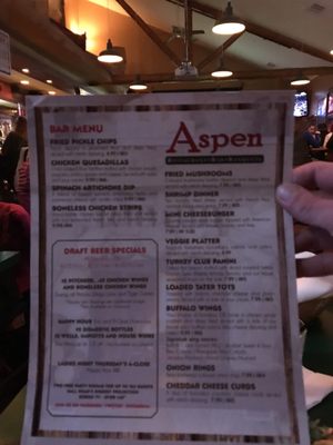 Menu photo 6 Aspen Restaurant - Bar - Banquets Macomb, MI