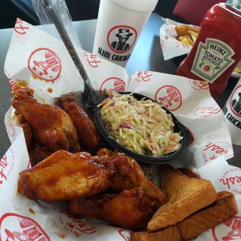 Slim Chickens - 6 piece chicken wings plate - Chicken Wings Near Me - Longview, Texas