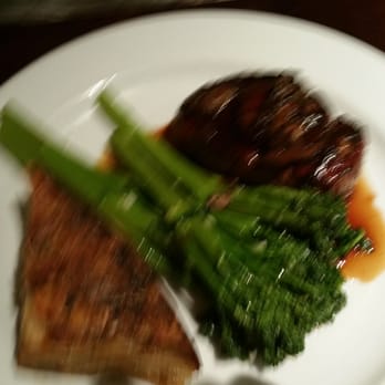 Django - Steak with potatoes and broccolinni - French Near Me - Des Moines, Iowa Django - Steak with potatoes and broccolinni - French Near Me - Des Moines, Iowa