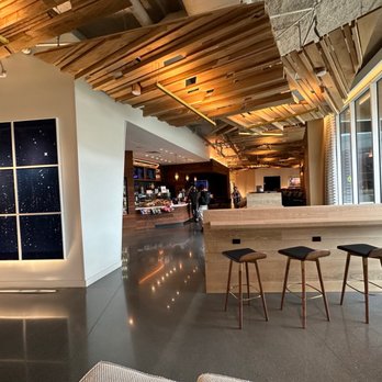 The Ameswell Hotel - Lobby next to coffee shop and restaurant - Venues & Event Spaces Near Me - Mountain View, California The Ameswell Hotel - Lobby next to coffee shop and restaurant - Venues & Event Spaces Near Me - Mountain View, California