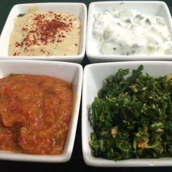 Tonir Cafe - Hummus. Cucumber and yogurt. Eggplant caviar. Tabule. In perfect portions! - Mediterranean Near Me - Burbank, California Tonir Cafe - Hummus. Cucumber and yogurt. Eggplant caviar. Tabule. In perfect portions! - Mediterranean Near Me - Burbank, California