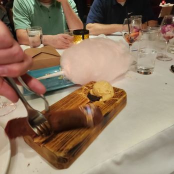 Carnivale Chicago - This was the chocolate cigar dessert - had a smokey flavor and even an end that looked like it was burning! - Latin American Near Me - Chicago, Illinois