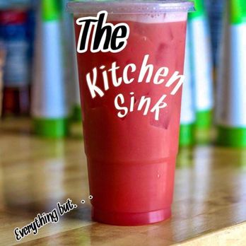 Zoe Nutrition - a red plastic cup with the words the kitchen sink written on it - Health Markets Near Me Zoe Nutrition - a red plastic cup with the words the kitchen sink written on it - Health Markets Near Me