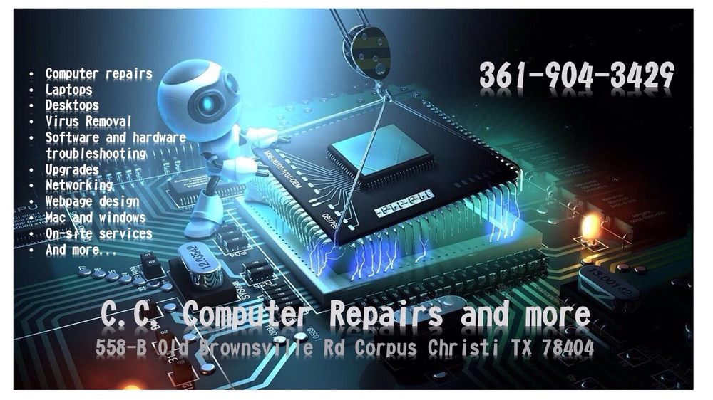 CC COMPUTER REPAIRS AND MORE Updated January 2025 558 Old Robstown