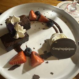 Celebratory dessert Celebratory dessert