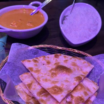 Sri Balaji Kitchen - Paneer butter masala with butter naan and rice - so delicious! - Vegetarian Near Me - Davidson, North Carolina
