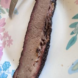 Brisket we ordered half fatty and half lean Brisket we ordered half fatty and half lean