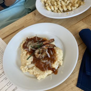 Seaworthy Kitchen & Bar - Happy hour shrimp and grits, and Mac and cheese is - Seafood Near Me - Carolina Beach, North Carolina