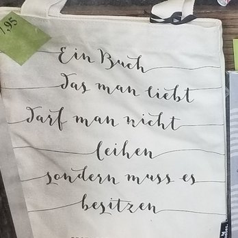 Buchhandlung Oelbermann - "A book one loves one must not love but must possess it"  ~Nietzche - Bookstores Near Me - Speyer, RP