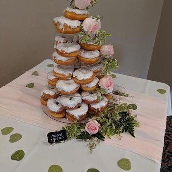 Bodi's Bake Shop - Our donut "wedding cake" - Bakeries Near Me - Twin Lakes, Wisconsin Bodi's Bake Shop - Our donut "wedding cake" - Bakeries Near Me - Twin Lakes, Wisconsin