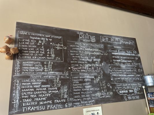 Menu photo 4 Ca Phe Phin Houston, TX