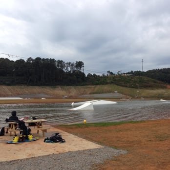 Terminus Wake Park - Jumps along the circle track - Water Parks Near Me - Emerson, Georgia Terminus Wake Park - Jumps along the circle track - Water Parks Near Me - Emerson, Georgia