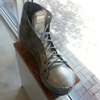 ArtHouse 429 - "Shoe" - William Holliday (welded stainless steel) - Art Galleries Near Me - West Palm Beach, Florida ArtHouse 429 - "Shoe" - William Holliday (welded stainless steel) - Art Galleries Near Me - West Palm Beach, Florida