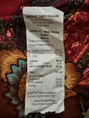 India At Times Square by null