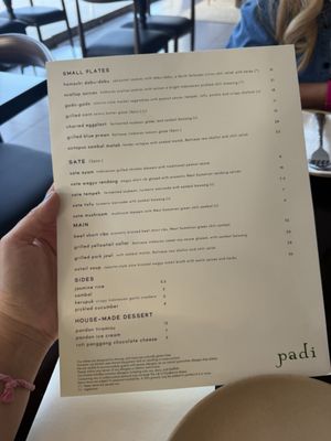 Menu photo 1 Padi Los Angeles, CA