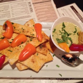 Lucky Monk - Poblano hummus appetizer - American Near Me - Barrington, Illinois