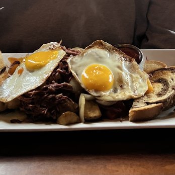 The Fork n Cork - Corn beef hash. - New American Near Me - Wilmington, North Carolina The Fork n Cork - Corn beef hash. - New American Near Me - Wilmington, North Carolina