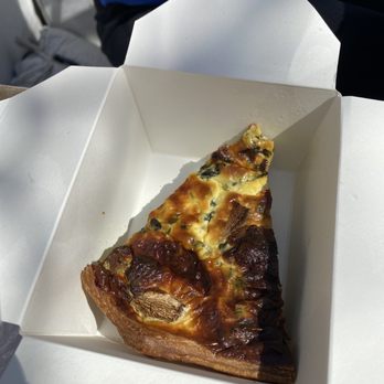 Miss Madeleine - Slice of Ham and Cheese Quiche - Bakeries Near Me - New York, New York Miss Madeleine - Slice of Ham and Cheese Quiche - Bakeries Near Me - New York, New York