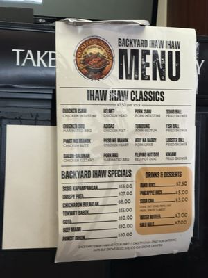 Menu photo 1 Backyard Ihaw Ihaw Elk Grove, CA Menu photo 1 Backyard Ihaw Ihaw Elk Grove, CA