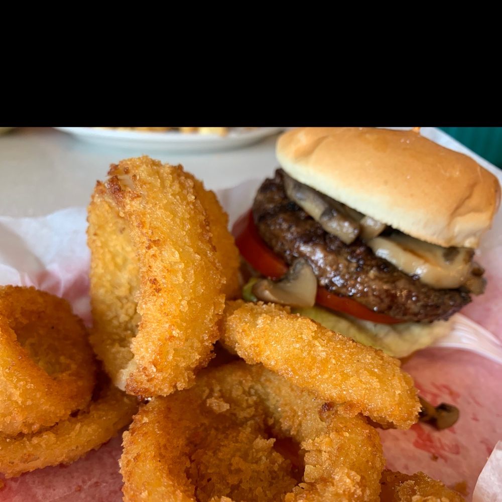 Andy's Igloo - Steakette with onion rings - American Near Me - Winter Haven, Florida Andy's Igloo - Steakette with onion rings - American Near Me - Winter Haven, Florida