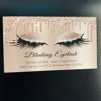 Blinking Eyelash - Business Card - Eyelash Service Near Me - Monterey Park, California Blinking Eyelash - Business Card - Eyelash Service Near Me - Monterey Park, California