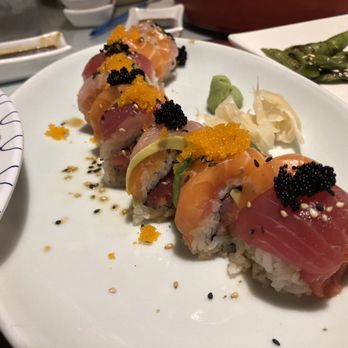 Noda Restaurant - For his bday, head chef Mr. Kim made a special set of sushi rolls. Yum - Sushi Bars Near Me - Pasadena, California Noda Restaurant - For his bday, head chef Mr. Kim made a special set of sushi rolls. Yum - Sushi Bars Near Me - Pasadena, California