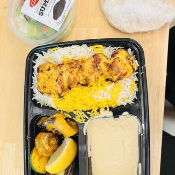 Miraj Healthy Grill - Chicken kebab platter - Persian/Iranian Near Me - New York, New York Miraj Healthy Grill - Chicken kebab platter - Persian/Iranian Near Me - New York, New York