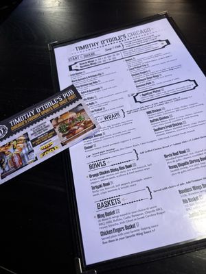 Menu photo 5 Timothy O'Toole's Pub Chicago, IL