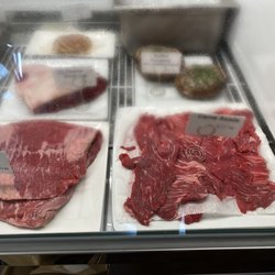Zookers Restaurant - Meats in the butcher shop