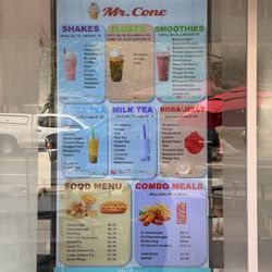 Mr. Cone - Menu