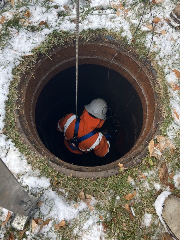 Slide of Sewer Lines Only