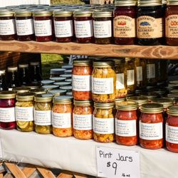 Andrew’s Produce - Signature canned goods: jams, jellies, pickles, salsa, chow chow, pickled beets and okra, hot sauces, syrup