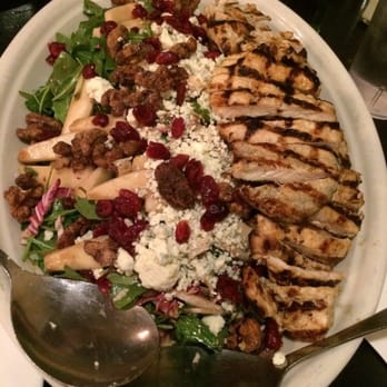 Cassie's Restaurant - Pear Salad (family size) tricolor salad, pears, dried cranberries, blue cheese, honey balsamic vinaigrette & grilled chicken - Pizza Near Me - Orangeburg, New York Cassie's Restaurant - Pear Salad (family size) tricolor salad, pears, dried cranberries, blue cheese, honey balsamic vinaigrette & grilled chicken - Pizza Near Me - Orangeburg, New York