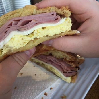 Scarborough Grounds - Ham, egg, and cheese on a croissant - Coffee & Tea Near Me - Scarborough, Maine Scarborough Grounds - Ham, egg, and cheese on a croissant - Coffee & Tea Near Me - Scarborough, Maine