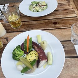 Le P'tit Cageot - spring risotto & aioli de poulpotte