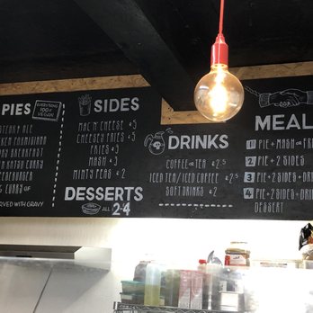 Young Vegans Pie Shop - Menu 9/21/19 - Vegan Near Me - London, XGL Young Vegans Pie Shop - Menu 9/21/19 - Vegan Near Me - London, XGL