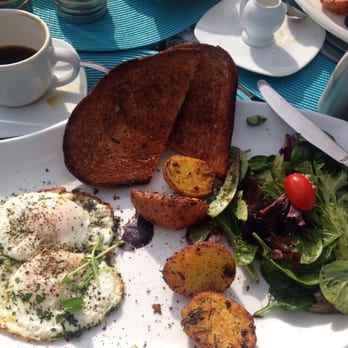 Turquoise Restaurant - Two any style eggs! Taste great - Mediterranean Near Me - Redondo Beach, California
