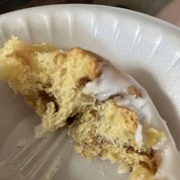 Had to put this thing in the microwave just to eat part of it.