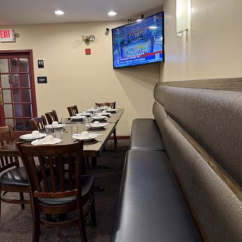 Red Pepper - Clean carpets (versus some restaurants that have oily musky smelling dirty floors) and TV showing beautiful parts of China. - Chinese Near Me - Worcester, Massachusetts