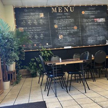 Chicken In The Kitchen - Menu Wall and in side of the store. - Korean Near Me - Provo, Utah