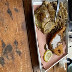 The Sauer Kraut Food Truck - JAEGER SCHNITZEL with CHEESEY SPATZLE & PAN fried POTATOES