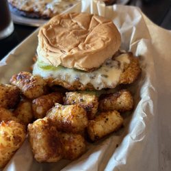Squire Ward's Public House - Nashville hot chicken sandwich
