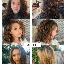 Top row: BEFORE HAIR. 2nd & 3rd row: AFTER HAIR Top row: BEFORE HAIR. 2nd & 3rd row: AFTER HAIR
