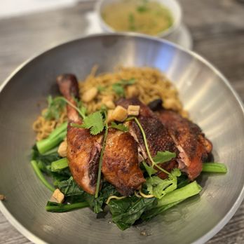 A Nu Quan - Mì Khô Gà Nướng Lu (Đùi) - Dry Noodles With Clay Jar Grilled Chicken (Thigh) - Vietnamese Near Me - Garden Grove, California A Nu Quan - Mì Khô Gà Nướng Lu (Đùi) - Dry Noodles With Clay Jar Grilled Chicken (Thigh) - Vietnamese Near Me - Garden Grove, California