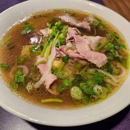 Large Pho with fatty brisket and rare beef