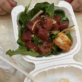 Sam's Kitchen - Ahi tuna poke salad bowl. - Food Stands Near Me - Honolulu, Hawaii Sam's Kitchen - Ahi tuna poke salad bowl. - Food Stands Near Me - Honolulu, Hawaii