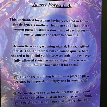 Secret Forest Los Angeles - Art Installation Near Me - Burbank, California